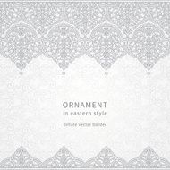 Vector seamless border in Eastern style N13