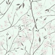 elegant floral seamless pattern over beige