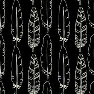 Seamless pattern with feathers N22