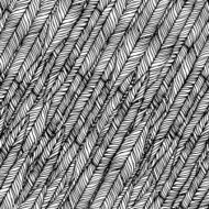 Black and white abstract seamless pattern N5