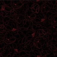 Seamless pattern with tulips N5