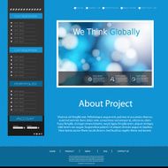Website design template N7