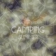 Summer camping background