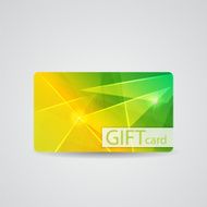 Abstract Beautiful Gift Card Design Vector Illustration