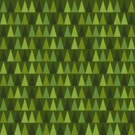 Green christmas tree seamless pattern background