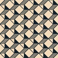 diagonal outline pattern of geometric shapes