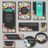 Flower Invitation card N2