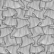 Lace and frills hand drawn seamless pattern