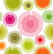 Abstract spring pattern