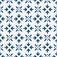 Blue and white delft pattern