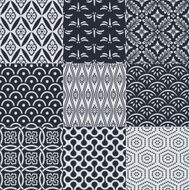 seamless japanese traditional mesh pattern N4