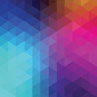Retro hexagon abstract background