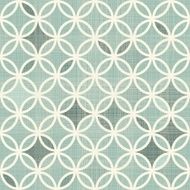 Blue seamless pattern with retro circles