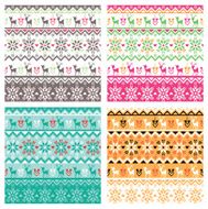 Scandinavian pattern swatch