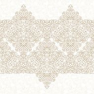 Vector seamless border in Eastern style N17