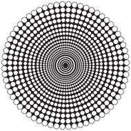 Dizzy Circle of Circles VECTOR