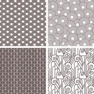 Retro art deco patterns N2