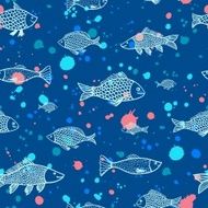 Fish Seamless Pattern N16
