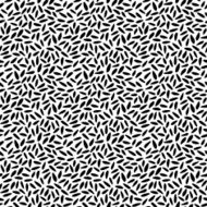 Black and white rice seamless pattern N2