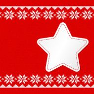 red white knitted background with copy space N2