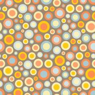 Seamless festive background from circles Vector Illustration