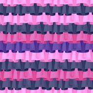 Color ruffles seamless pattern Frills background