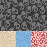 Seamless skull background N6