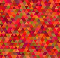 seamless pattern of pink triangles