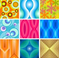 more seamless retro wallpaper tiles