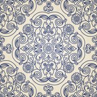Vector seamless pattern in Eastern style N11