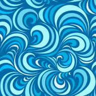 Seamless marine wave patterns