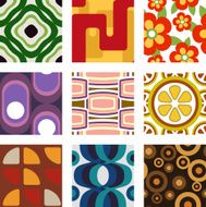retro seamless pattern N23