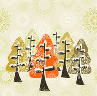 Retro forest