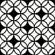 seamless circle mesh scribble pattern N3