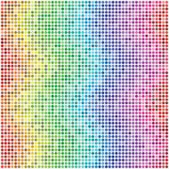 Wavy Waves Retro Vector Dots #2
