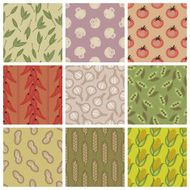 Seamless pattern - vegetarian