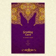 Vintage ornate cards in oriental style N13