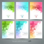 Vector abstract geometric background with triangle N60