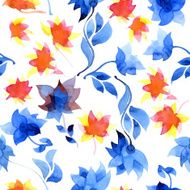 Watercolor Flowers N48