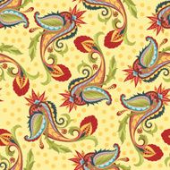 Seamless background with paisley