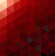 Abstract Red Geometrical Background