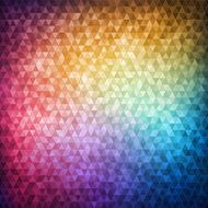 Colorful mosaic banner N37