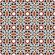 Meknes Ancient Seamless Pattern
