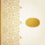 Vintage seamless border in Eastern style N8