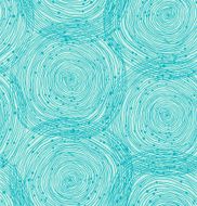 Turquoise spiral pattern N2