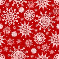 Snowflakes seamless pattern N2