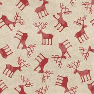 Retro Christmas seamless pattern with funny deers