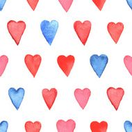 cute watercolor hearts