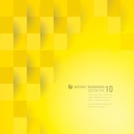 Yellow geometric background