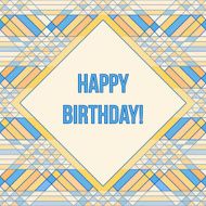 Greeting card with triangles tessellation N2